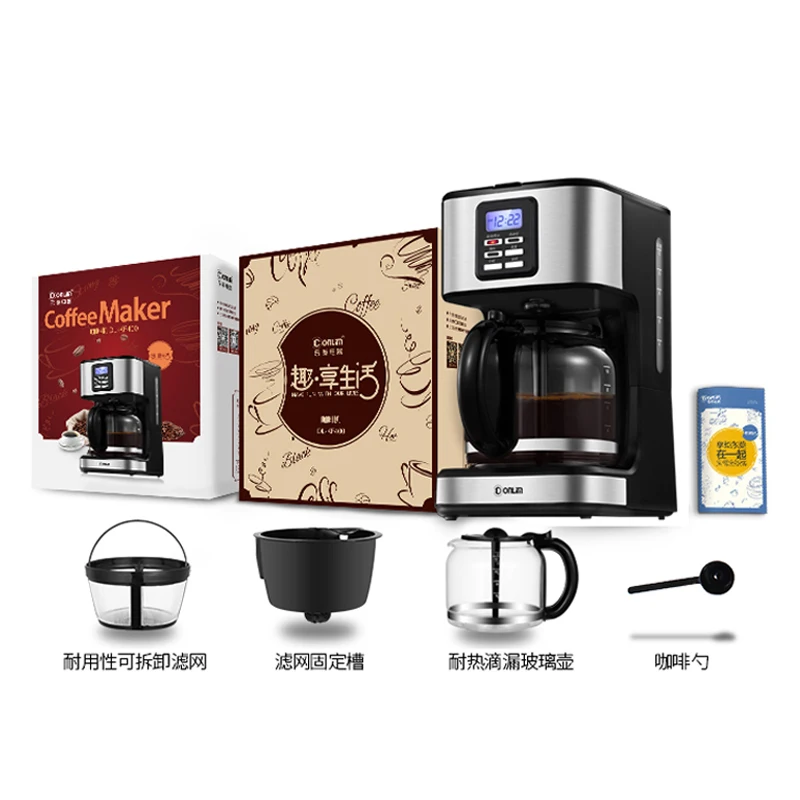 Coffee Machine Fully Automatic Drip Type Teapot Family Multifunction Purified Water Power-off Easy To Clean | Бытовая техника