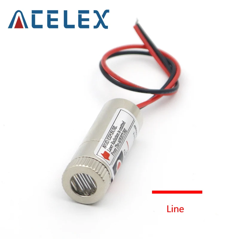 5 мВт 650 нм лазерный модуль с красной линией Фокус Регулируемая Лазерная Диодная