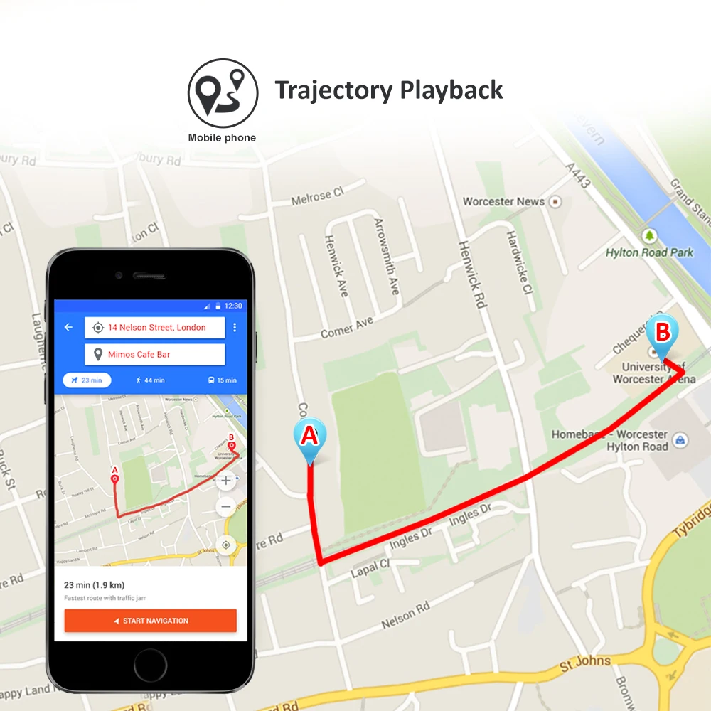 Локатор для домашних животных на солнечной батарее водонепроницаемый GPS-трекер