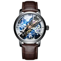 2020 design original design watch automatic tourbillon wrist watches men montre homme mechanical leather pilot diver skeleton