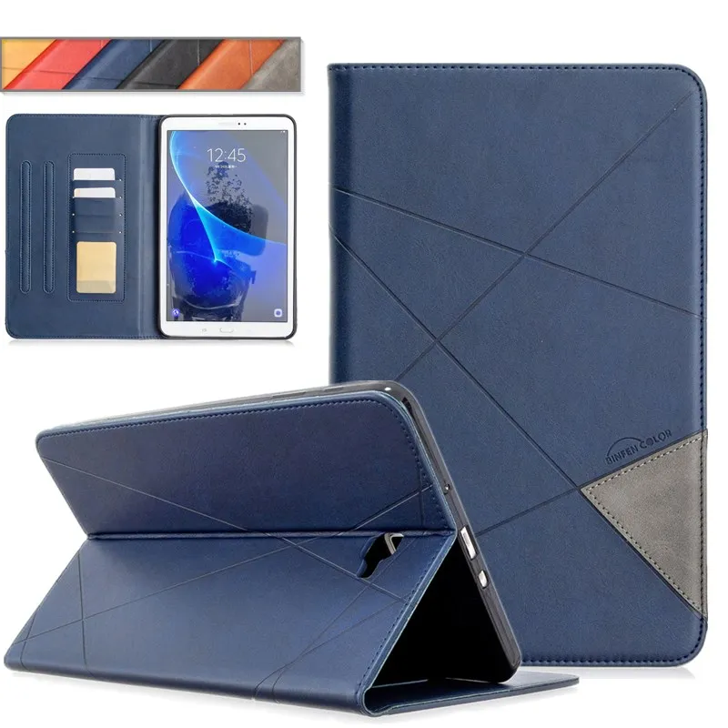Чехол для планшета Samsung Galaxy Tab A A6 10 1 дюйма 2016 T580N T585 T585C Роскошный деловой смарт