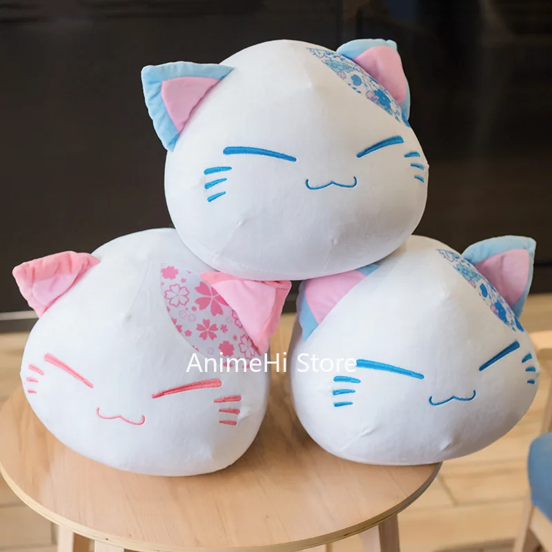 Nemuneko Корона спящий Кот японская серия вишни Мягкие плюшевые куклы игрушки