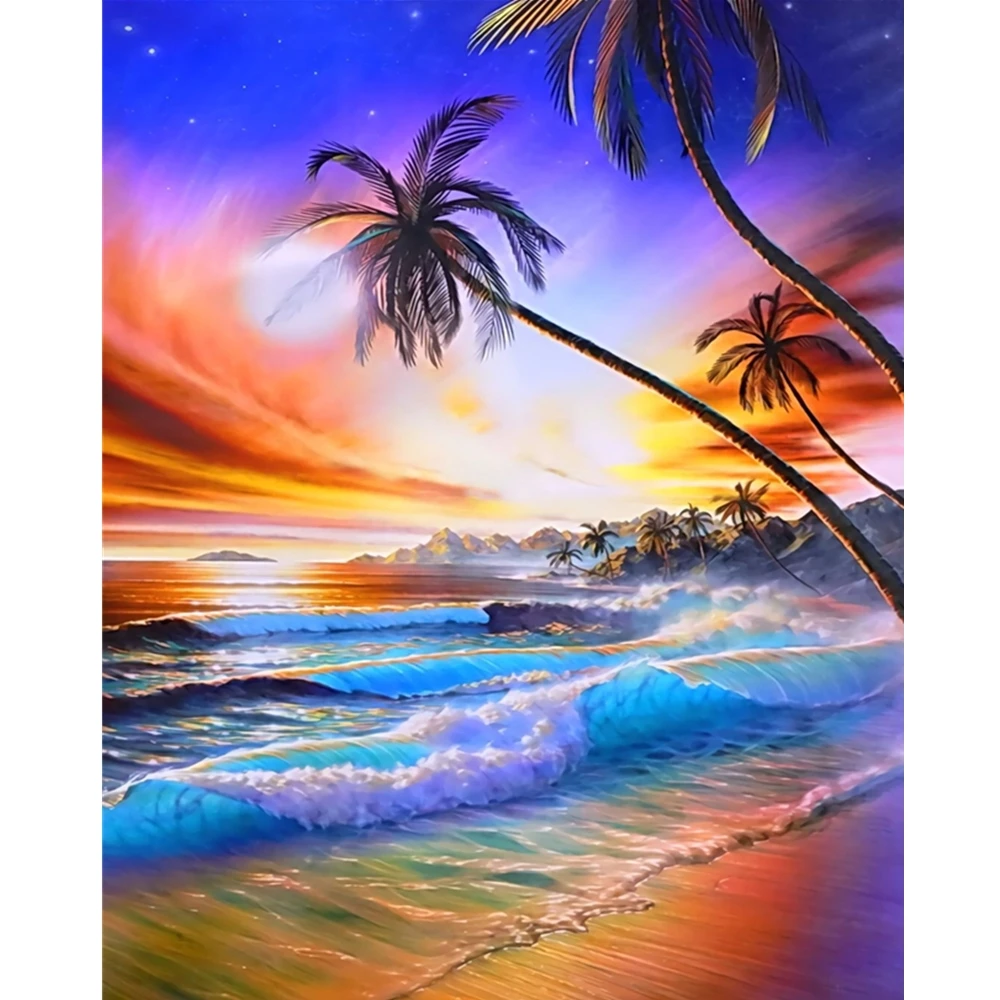 

Пейзаж Алмазная картина 5D полная дрель квадратная/круглая Алмазная вышивка искусство крест Ctitch набор домашний Декор подарок картина 30x40cm