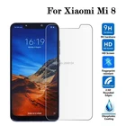 Защитное стекло для Ksiomi для Xiaomi Mi 8 закаленное стекло Xiami Xiomi Xaomi mi8 защита для экрана 2.5D 9H передняя защита