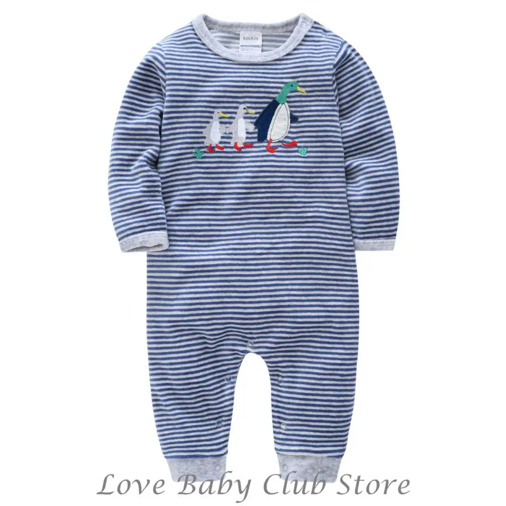 Детские комбинезоны велюровая трикотажная одежда для детей 0 12 месяцев цельная