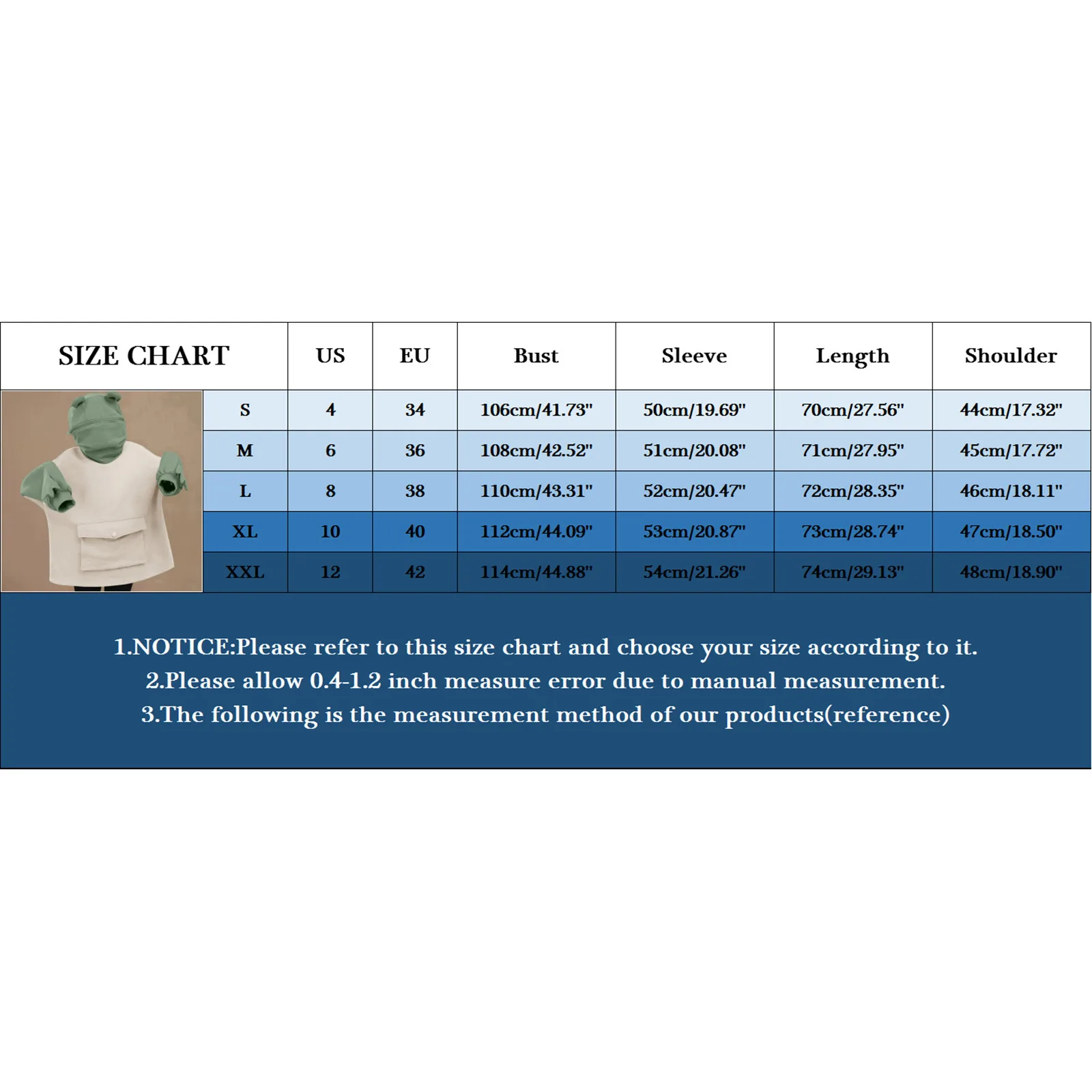 

Frogs Design Women's Sweatshirt With Big Pocket Cartoon Cute Autumn Warm Hoodies Long Sleeve Patchwork Pullover Hooded Tops