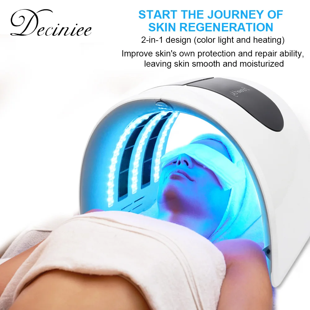 

7 Colors PDT Mask Facial Photon Light Therapy Skin Rejuvenation Machine Acne Remover Face Whiten Anti-Wrinkle Beauty Treatment