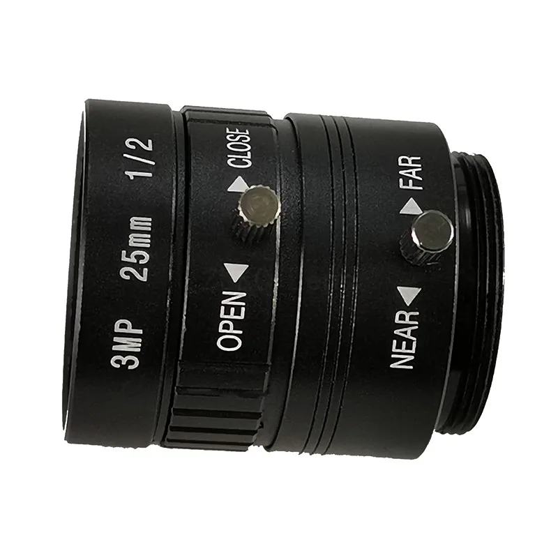CS Mount 25 мм ручной объектив Iris промышленный с форматом 1/1. 8 "и 3 мегапиксельными