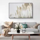 Абстрактная высушенная картина с изображением картины с рисунком трав HD, Современная Настенная картина с изображением растений для гостиной, украшение для дома
