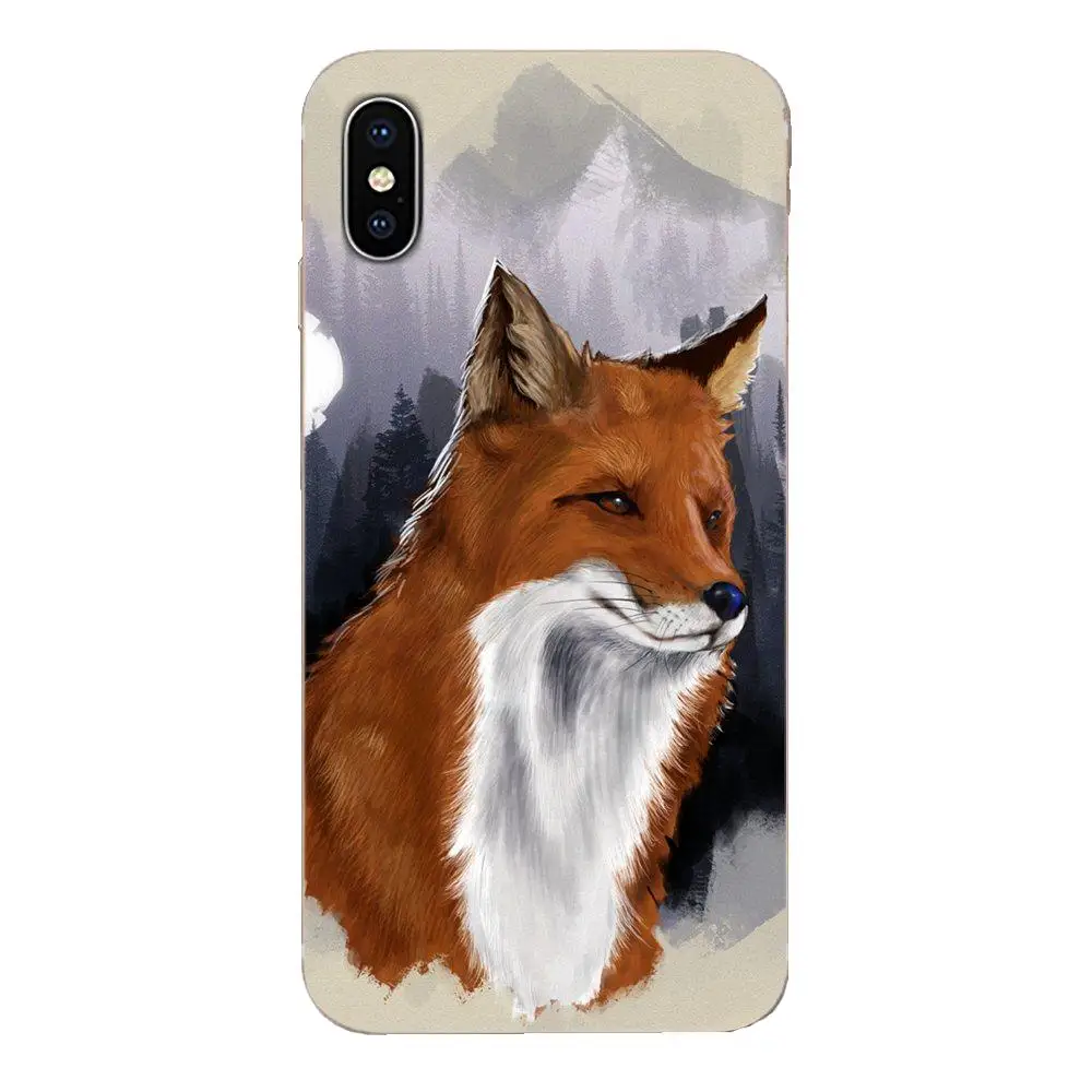 Мягкие термополиуретановые чехлы с животными и милой лисой кошкой для huawei P7 P8 P9 P10