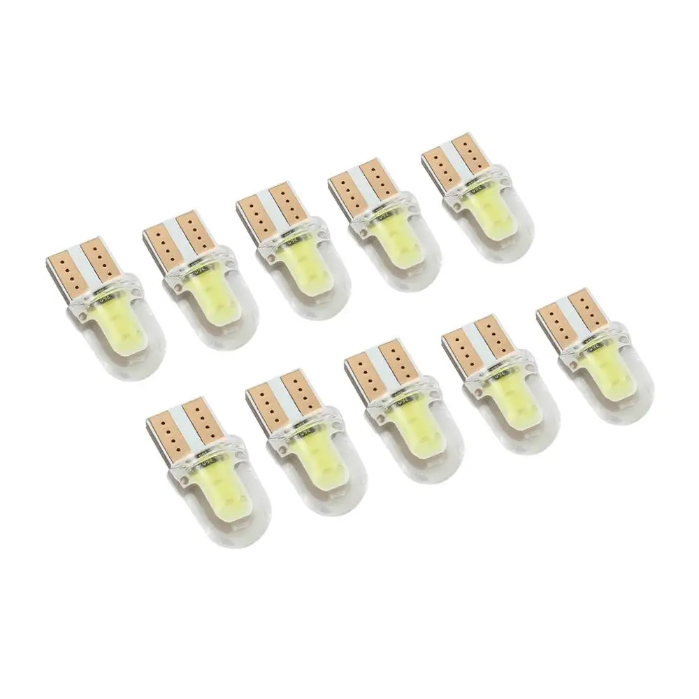 Justech T10 W5W LED клиновидная яркая белая автомобильная лампа Canbus номерная пластина