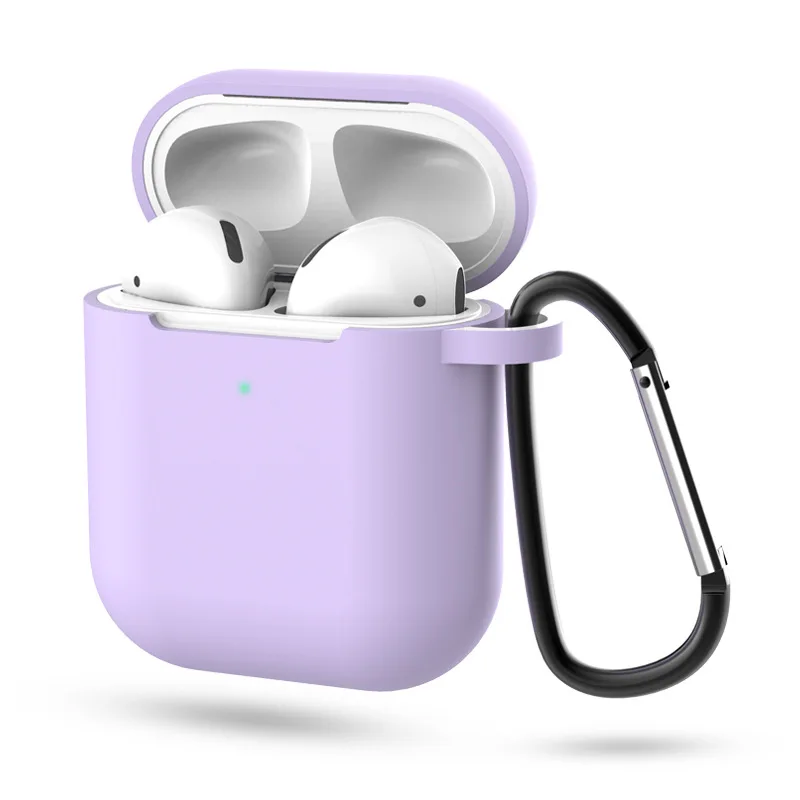 Обновленные Силиконовые чехлы Airpods для Airpods1 2 го защитного покрытия freebuds 3 чехол