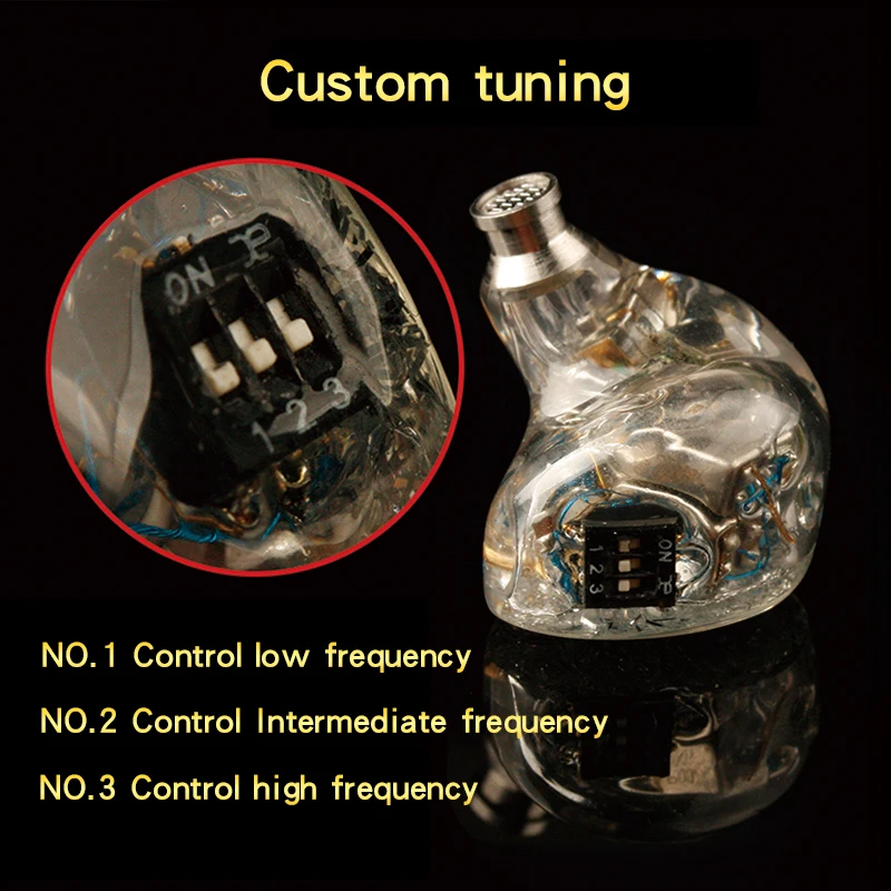 XIAO FAN FJ9 4 Electrostatic 8 Balanced Armature Earphone HiFi customization In-ear Electrostatic earphones