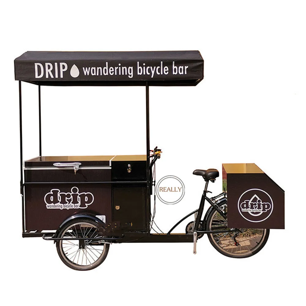

3-колесный Электрический мобильный велосипед для мороженого, грузовой велосипед, тележка для продажи фаст-фуда, передвижной велосипед для з...