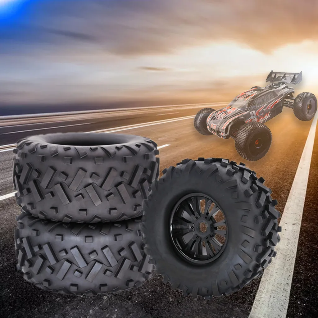 2 шт. 170 мм обод колеса грузовика и шины для 1/8 Traxxas HSP HPI RC Гусеничный автомобиль |