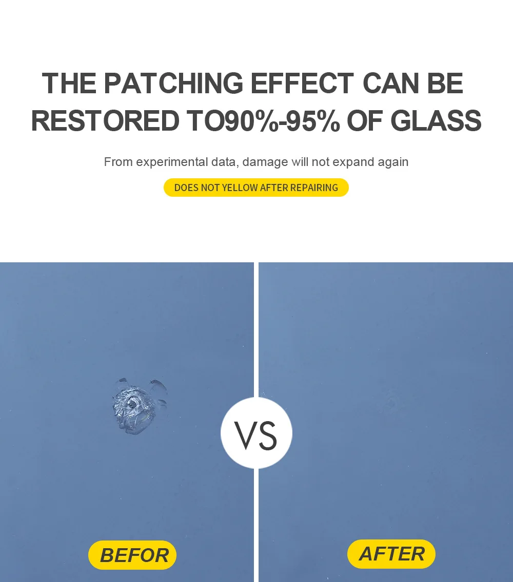 Набор для ремонта ветрового стекла набор инструментов быстрой фиксации