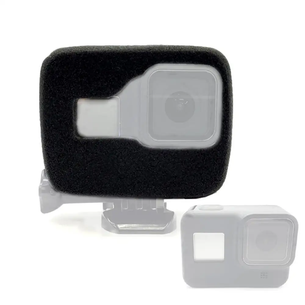Корпус лобового стекла с губкой для GoPro Hero 8 2019 черный пенопластовый защитный