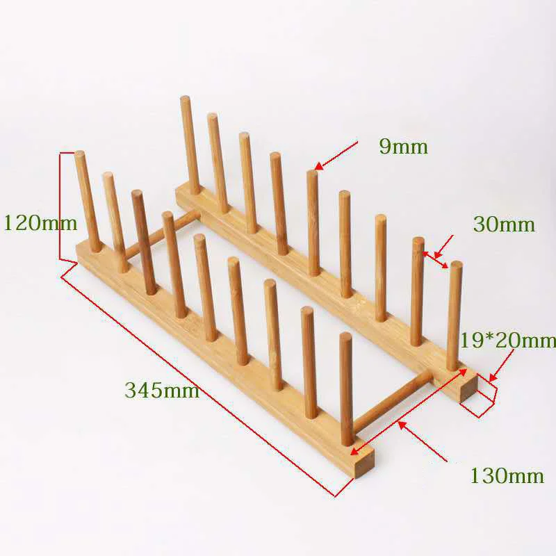 

Creative Kitchen Shelf Wooden Drain Dish Rack Dish Plate Dinner Plate Display Rack Dish Rack Tableware Drain Storage Rack