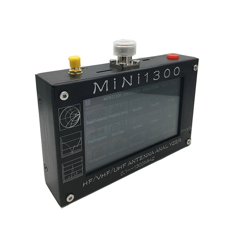 Векторный анализатор сети Mini1300 0 1-1300 МГц Hf Vhf Uhf антенна Swr измеритель частоты