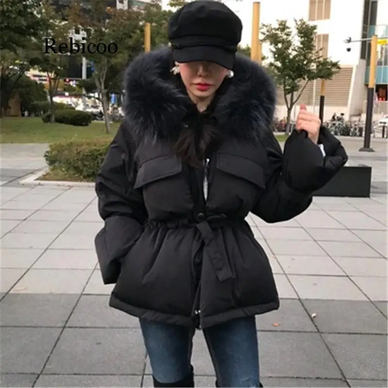 

new fashion trend casual jacket cotton clothing winter loose bread clothing female thick down coat women short