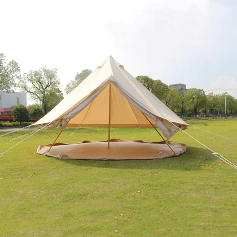 Kaufen Yurt Baumwolle Wasserdicht Regen Proof Wind Beständig Warme Zelt Outdoor Wandern Überleben In Wilden Erkunden Tragbare Camping Indische Haus