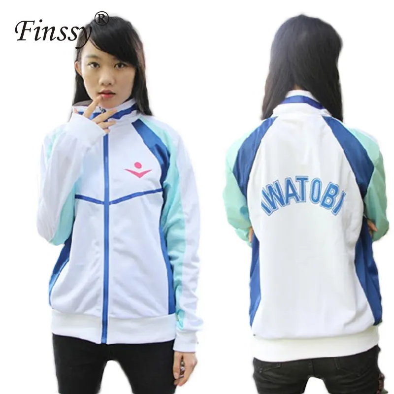 Аниме бесплатно! Iwatobi Swim Club Haruka Nanase костюм для косплея женщин и мужчин куртка