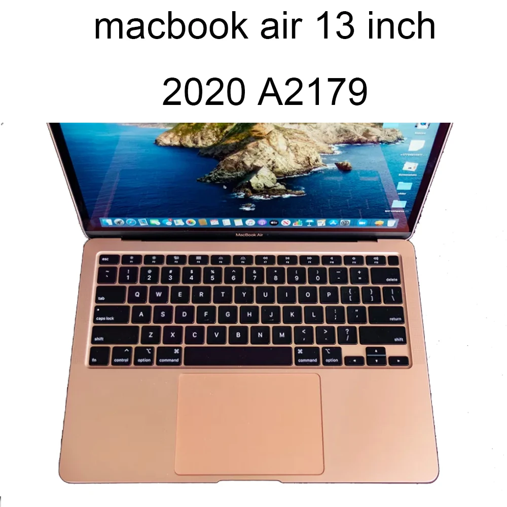 Чехлы для клавиатуры Macbook Air A2179 A 2179 13 дюймов 2020 US Enter Пыленепроницаемая защитная