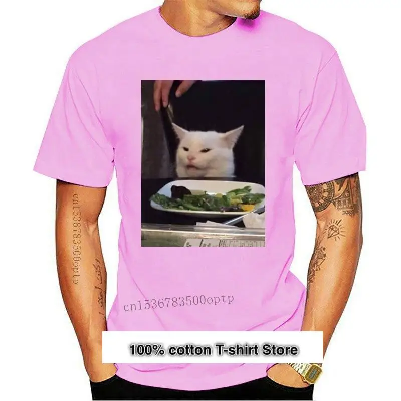 

Camiseta con estampado de gato para hombre y mujer, ropa para Parte Superior Femenina