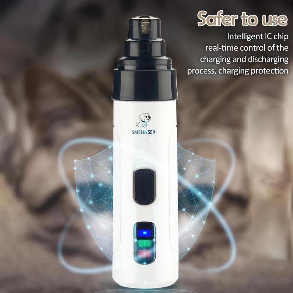 Электрическая машинка для стрижки собак и кошек перезаряжаемый триммер ногтей