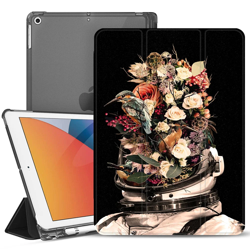 

Rebirth Astronaut Silicone ipad Case For 10.9 inch Air 4 2020 10.5 inch iPad Pro 7th Generation 5th 12.9 Pro 2018 Mini 4 5 Cover