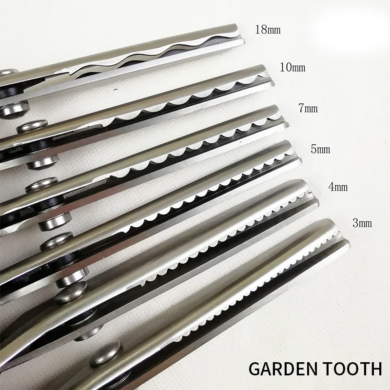 

Stainless Steel Pinking Shears Handled Professional Crafts Dressmaking Zig Zag Cut Scissors Sewing Scissors Fabric