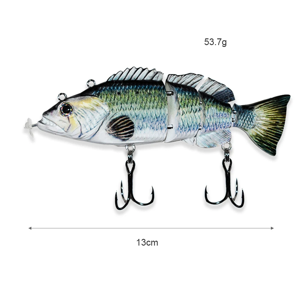 

Artificial Jig Wobblers Crankbait Fishing Electronic Robotic Fishing Lure Wobbler Multi Jointed Swimbait Hard Artificial Bait