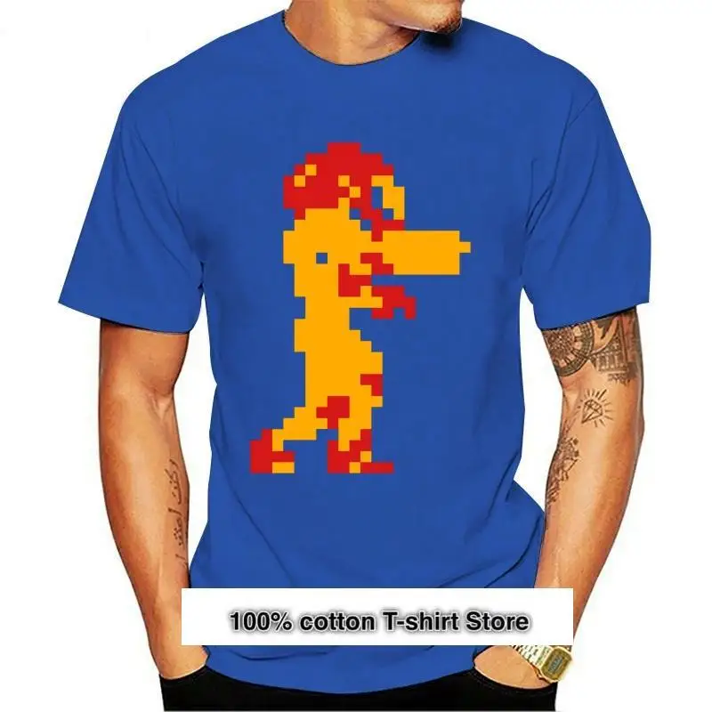 

Camiseta de camionero con estampado de personajes para hombre, camisa de cuello redondo Original, atuendo de primavera