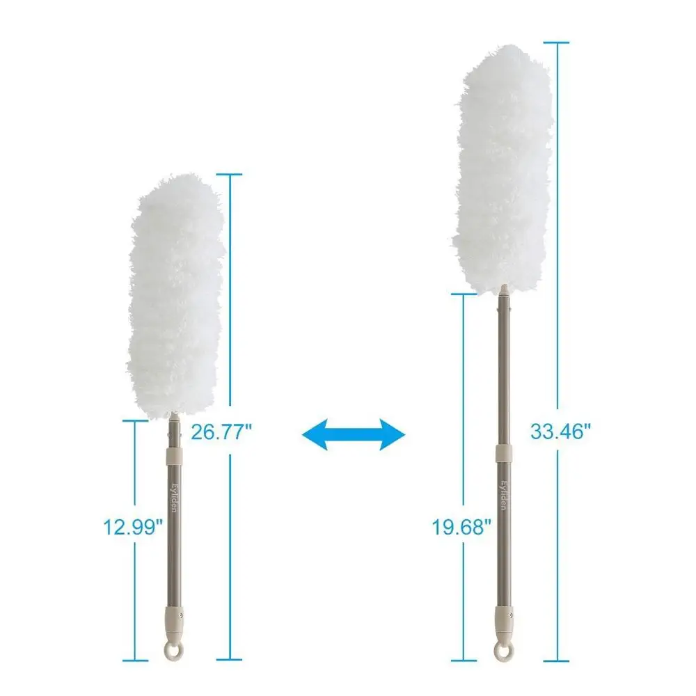 Cleanhome дастер телескопирование микроволокна Duster с гибкой моющейся головкой