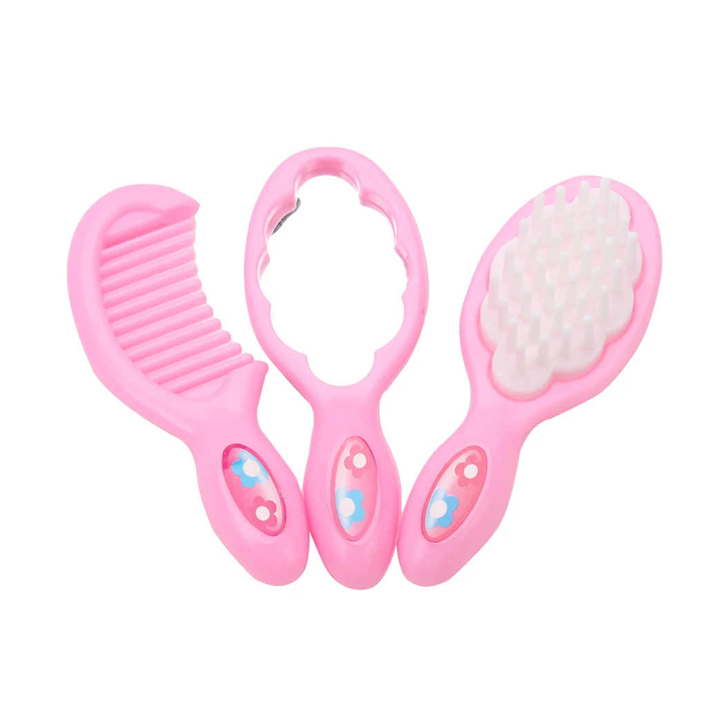 3 шт. набор для макияжа аксессуары расчески и зеркало с ручкой 18 дюймов