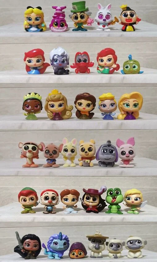 

1pcs random Disney Doorables Princess Dolls Series 4 & 5 Cartoon Monsters Toy MINI SIZE Rare Collection No Dups Gift Kids