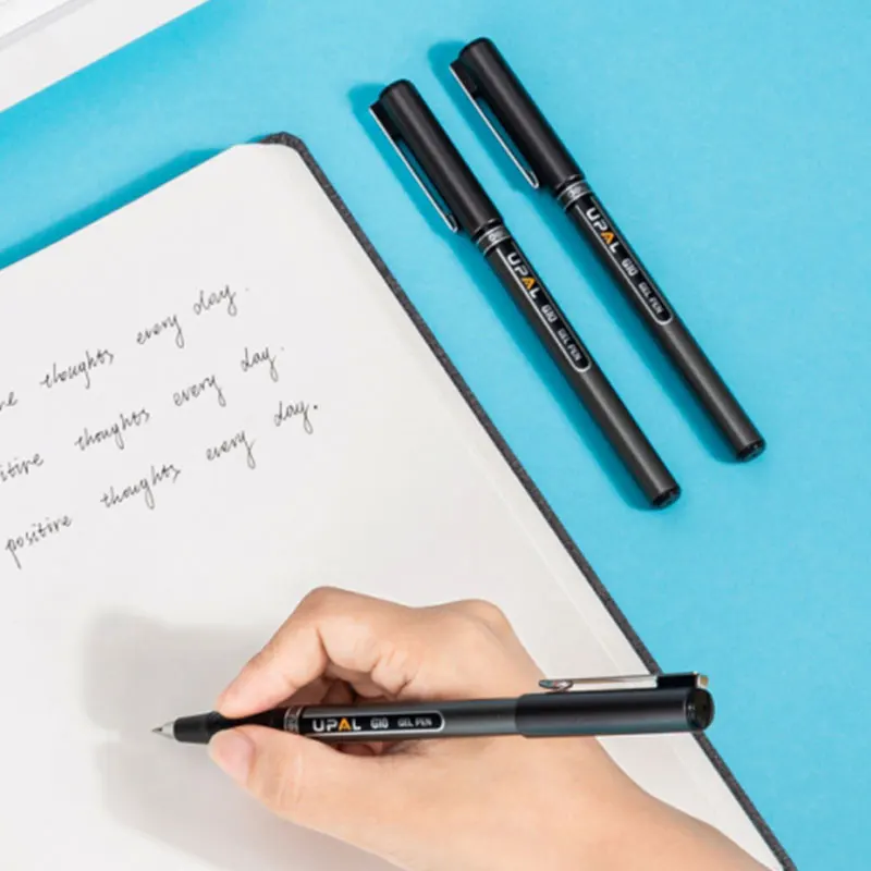 

Гелевая ручка 0,5 мм, 12 шт., черная фоторучка, гелевые ручки для письма для студентов, офисные принадлежности, канцелярские принадлежности