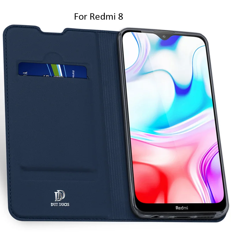 DUX DUCIS чехол для Xiaomi Redmi Note 8 Pro 8T 8A Книга Флип кожаный бумажник чехол