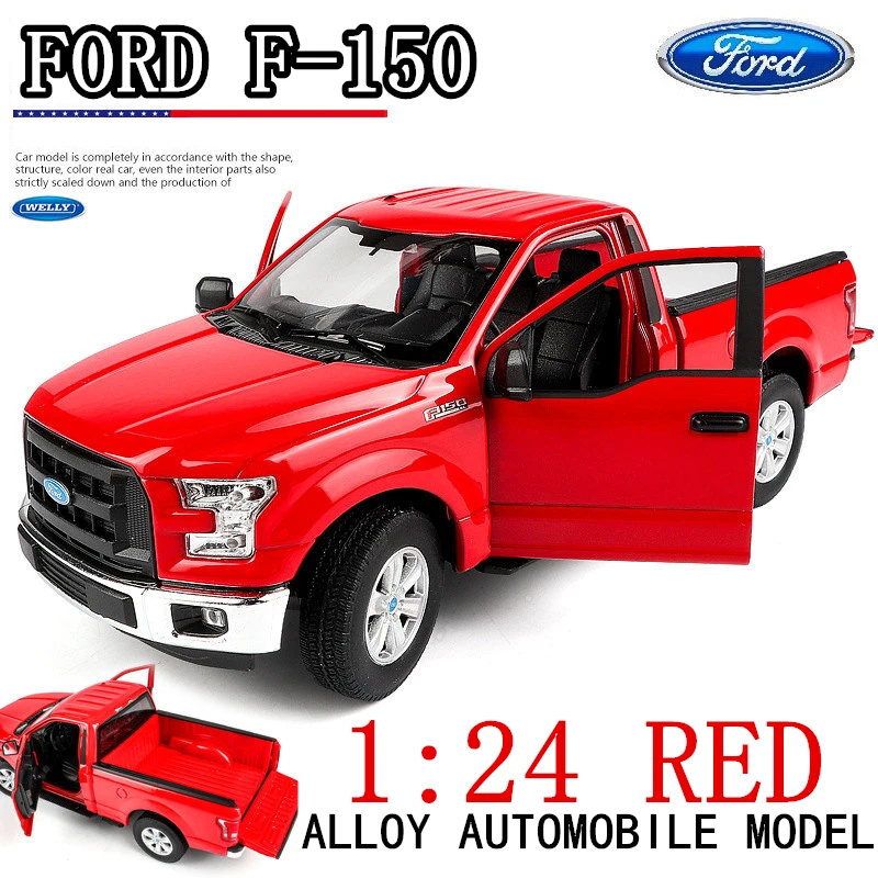 F-50 WELLY 1:24 F-150 пикап автомобиль сплав модель автомобиля моделирование автомобиля украшение коллекция подарок игрушка Литье под давлением модель - Цвет: F-50