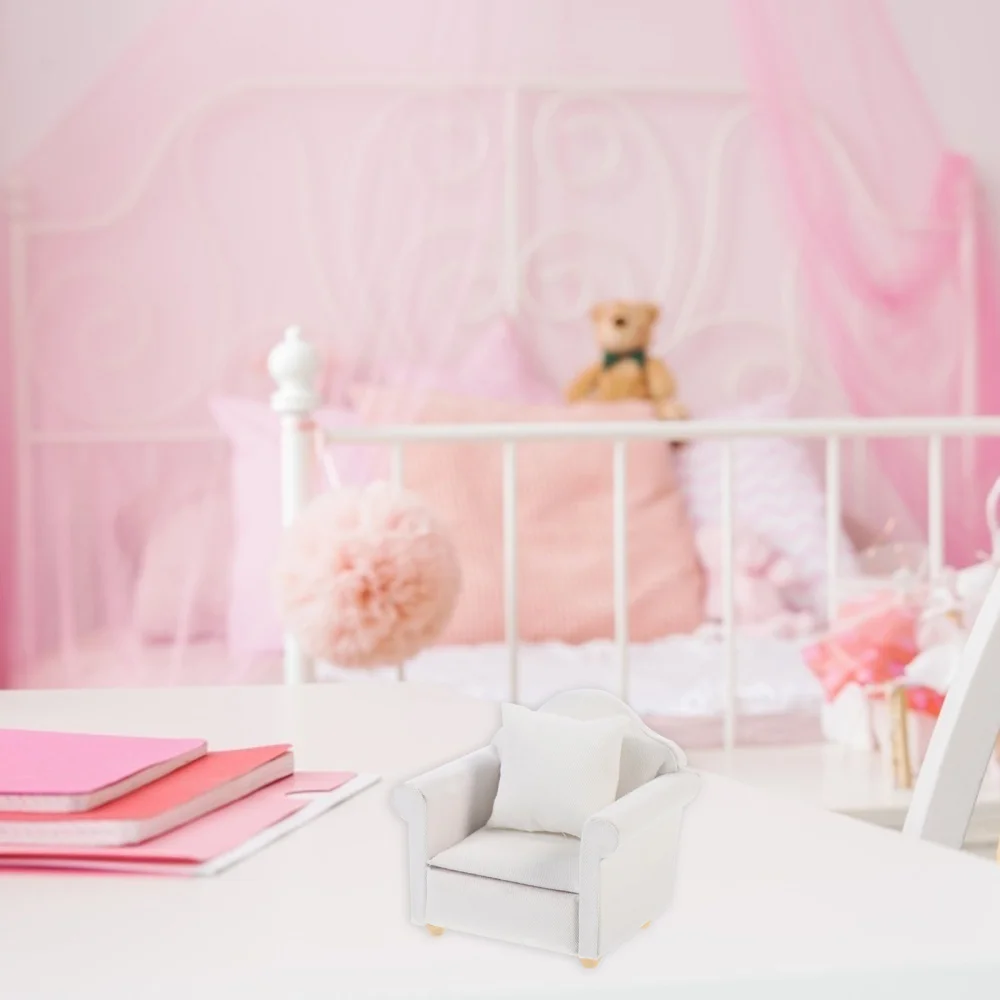 

1pc Creative Doll House Mini Sofa, Mini Sofa Model Mini Landscape Sofa