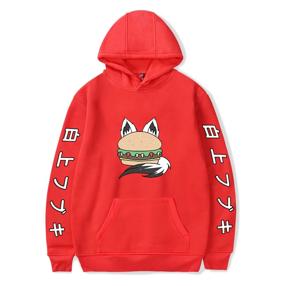 

Shirakami Fubuki Hoodie Casual Sweatshirts Men Women Print Cotton Pullover Hoodies Harajuku Tracksui Clothing Boys Girls Tops