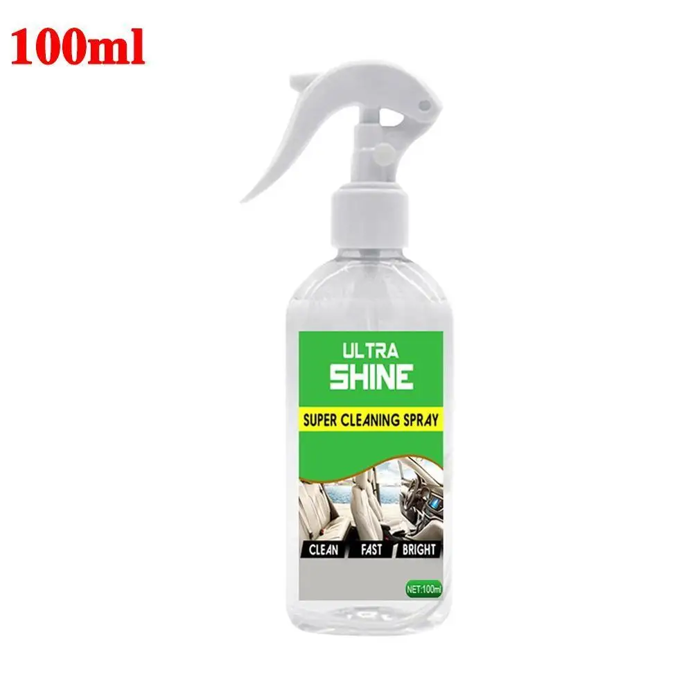 30/256ml Car Seat Interior Cleaner Auto Leather Clean Dressing for Fabric Plastic Vinyl Surfaces Accessories |