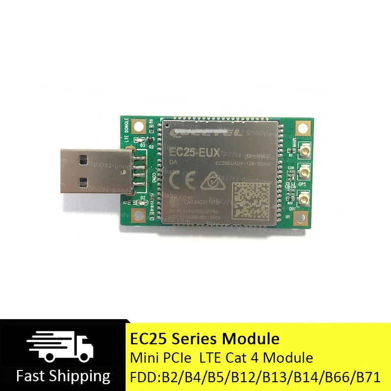 LTE Cat4 Module EC25-E EC25-EUX EC25-EC EC25-J EC25-V Original New EC25-AF EC25 Mini PCIe Modem 4G
