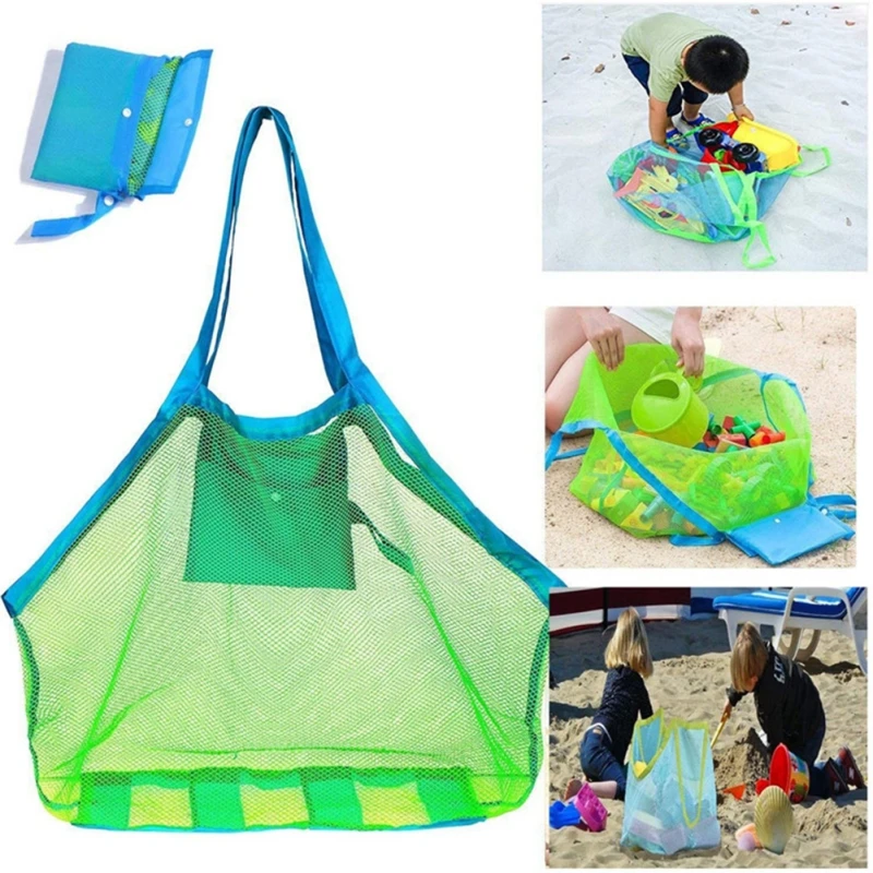 

Beach Mesh Bag Children's Toys & Swimming Accessories Storage Sack Beach Bag Swimming Essential Storage Bag Tote Bag Mesh Bag