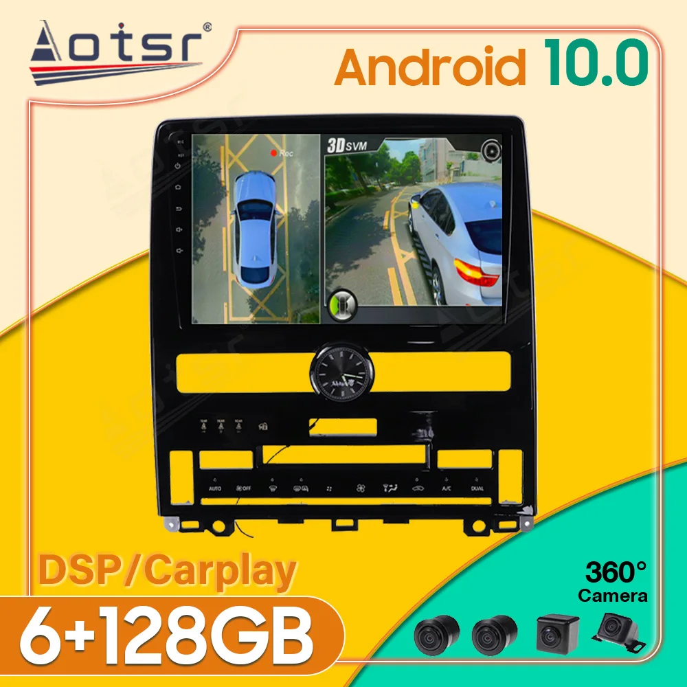 

Android 10 6+128GB 360 Camera For Toyota Avalon 2018-2020 Radio Stereo Video Multimedia Player Car GPS Navigation Head Unit