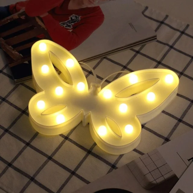

Butterfly White Led Decorative Night Lamp Lighting 463363902