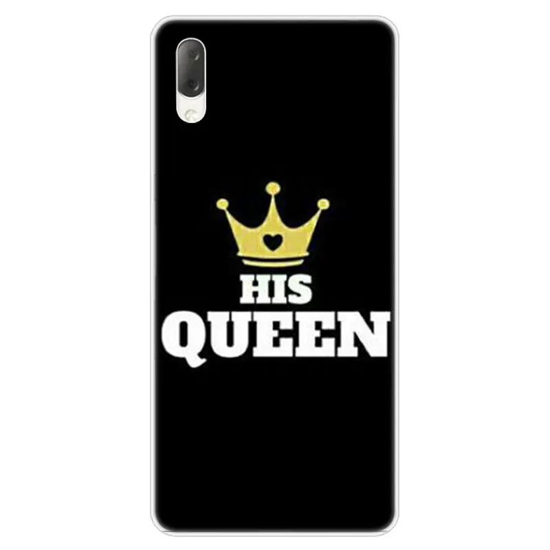 Твердый чехол Crown King Queen princess для Sony Xperia L1 L2 L3 X XA XA1 XA2 Ultra E5 XZ XZ1 XZ2 Compact XZ3 M4 Aqua Z3 Z5 Premium |