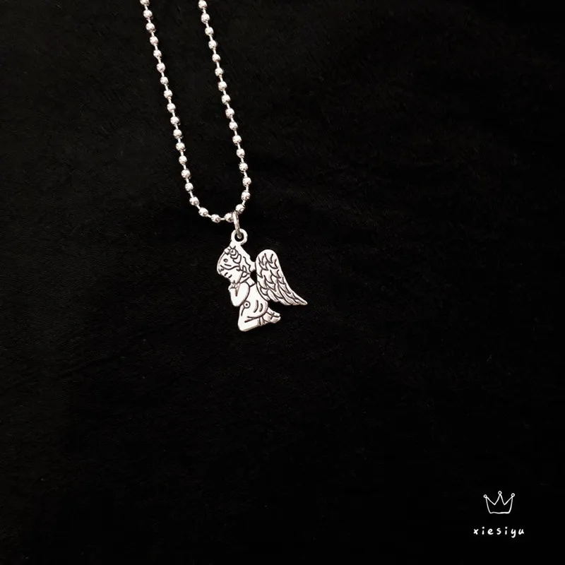 Новое модернизированное ожерелье с подвеской из нержавеющей стали крест Луна