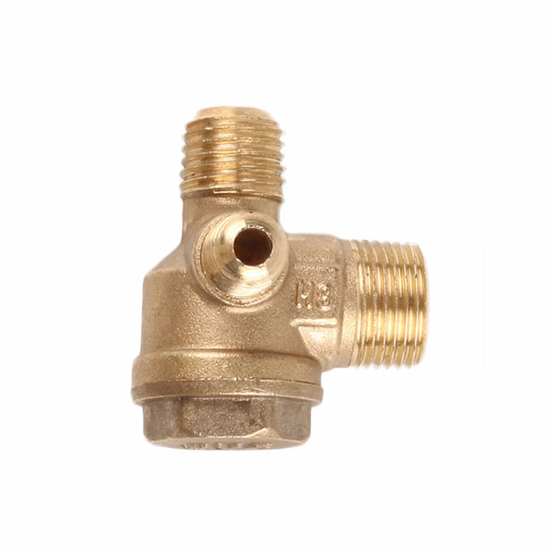 

Air Pump Check Valve Brass Air Compressor Accessories 10*14*16mm Home Tool Gold
