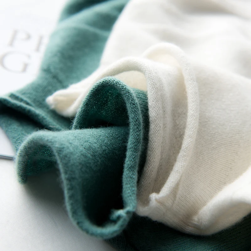 

BARESKIY Women's Top Wool Short Sleeve Knitted Cashmere Half Sleeve Sweater Solid Color Casual Short Sleeve Soft and Comfortable